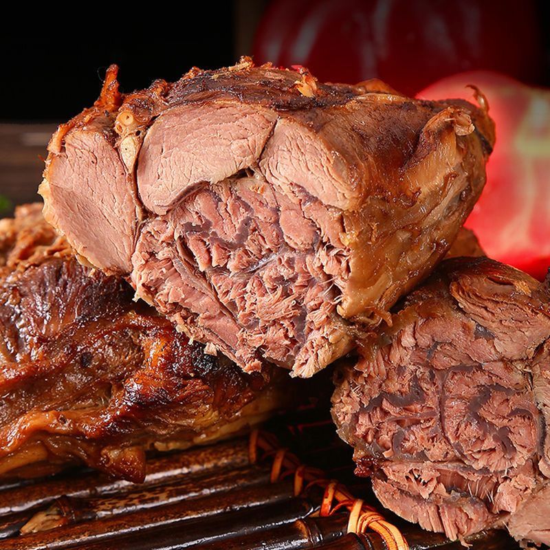 驴肉熟食真空正宗东阿特产五香酱驴肉老字号新鲜卤熟驴肉开袋即食 - 图0