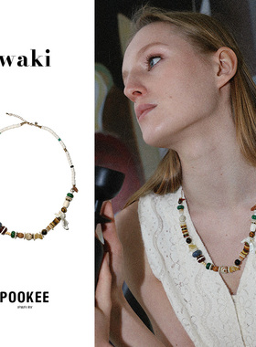 waki丛林谜语项链原创设计感