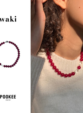 waki黑布林项链原创小众