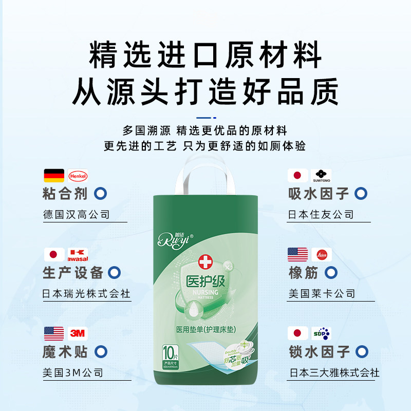 如依医护成人60x90产褥垫产妇床垫 如依居家日用成人用纸尿护理用品
