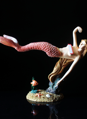 创意欧式美人鱼家用客厅新房酒柜