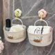 Multifunctional small hanging basket bathroom bathroom abandoned face towel storage basket large storage rack dormitory wall hanging