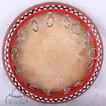 Xinjiang Uyghur folk musical instruments Painted Hand Drum Dance Performances of Xinjiang Restaurant Decorative Drum Xinjiang Handdrum