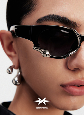 杨和苏同款复古猫眼街拍太阳镜