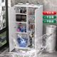 Cleaning tools, broom, mop storage balcony storage cabinet