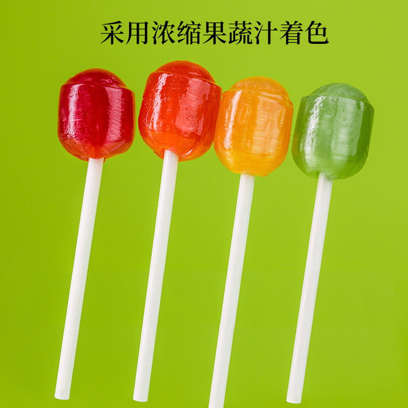 潘恩之舞田园水果味棒棒糖浓缩果蔬汁草莓水蜜桃青苹果口味儿童节,淘宝优惠券,粉丝福利购,淘宝优惠卷