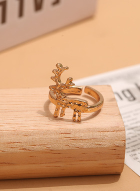 圣诞老人圣诞树合金滴油开口调节