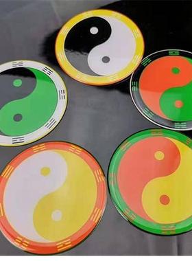 大黄万字符手机贴纯铜红人82MM三元太极两元太极吊坠风水万字符万