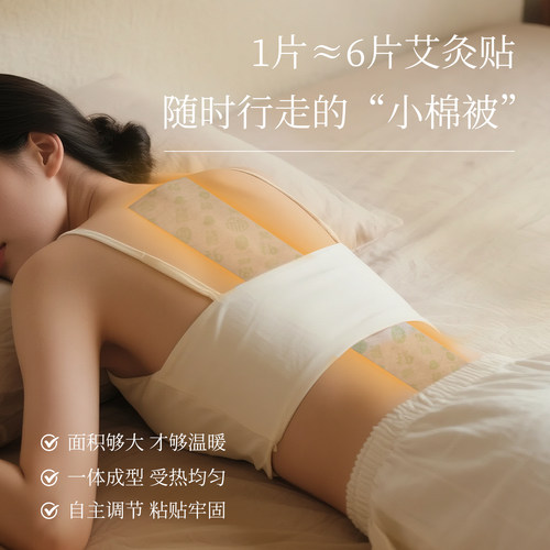 后辰背灸贴非遗草本艾灸发热腰背贴疏通督脉驱寒祛草本湿温灸贴-图2