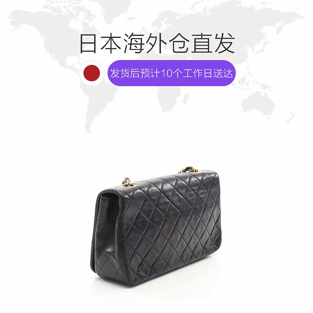 日本直邮中古chanel香奈儿[b]转锁 日本中古直购女士包袋