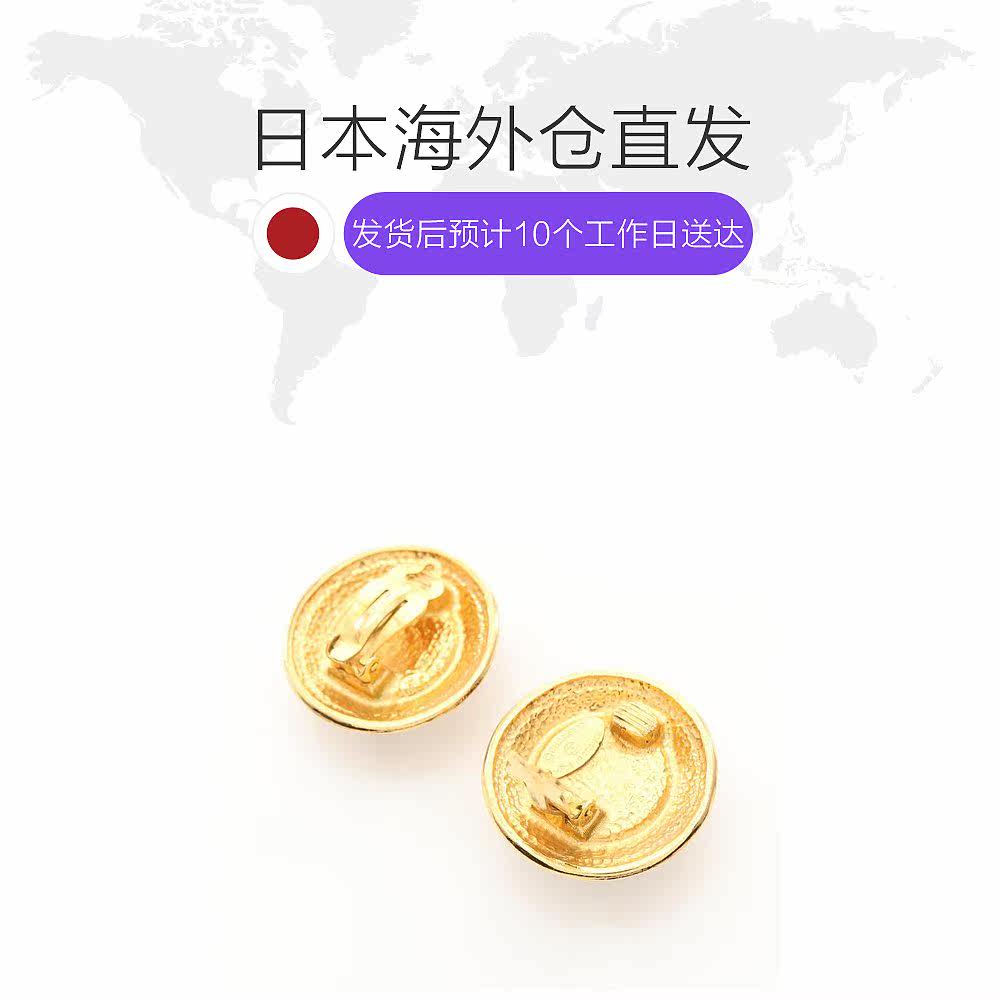日本直邮中古chanel香奈儿[b]耳环 日本中古直购耳环