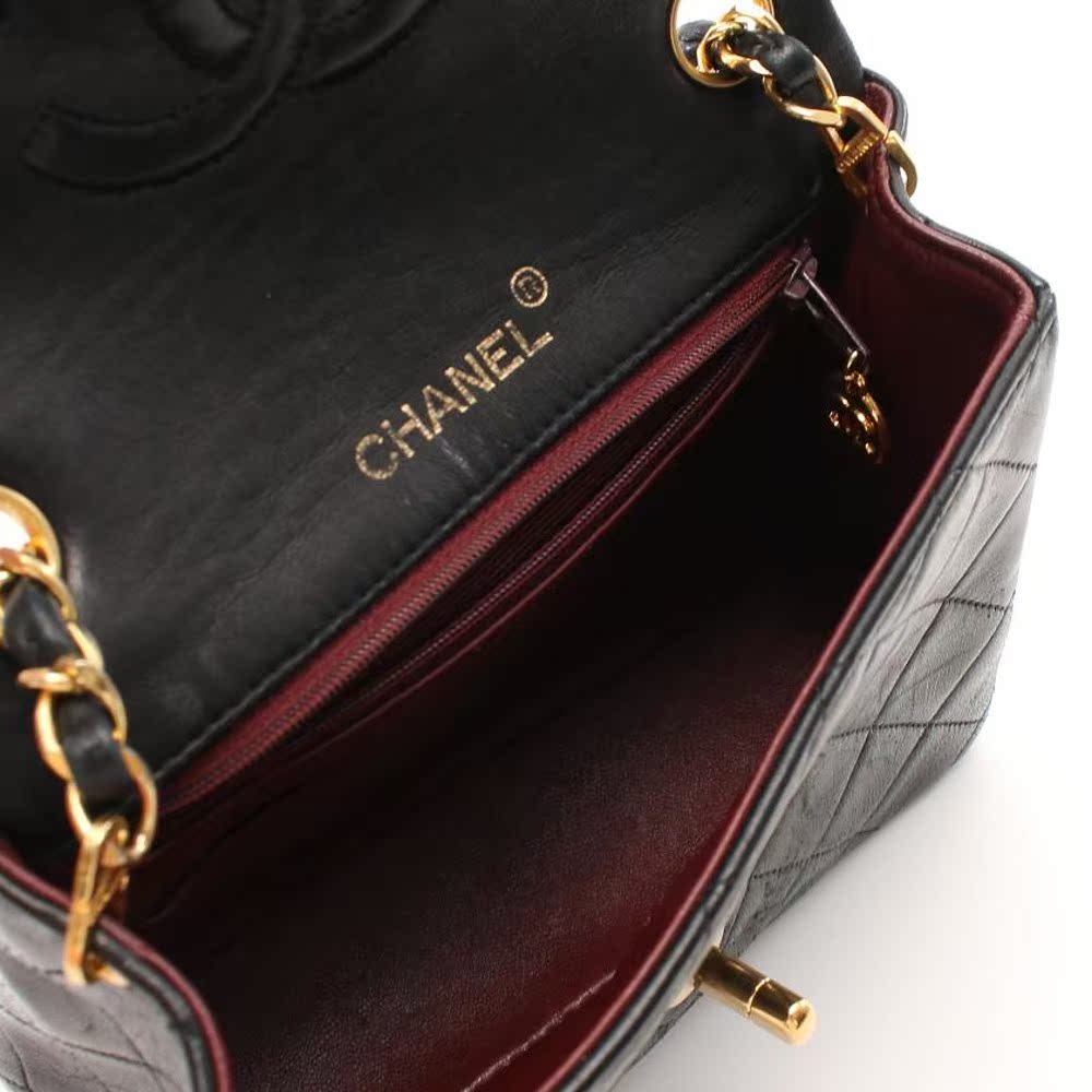 日本直邮中古chanel香奈儿[b]肩包 日本中古直购女士包袋