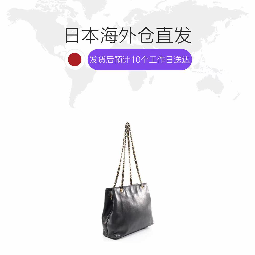 日本直邮中古chanel香奈儿[b]肩包 日本中古直购女士包袋