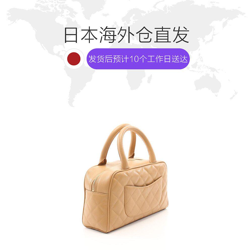 日本直邮中古chanel香奈儿波士顿包 日本中古直购女士包袋