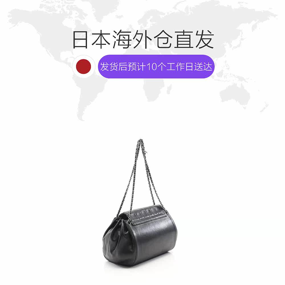 日本直邮中古chanel香奈儿[b]肩包 日本中古直购女士包袋