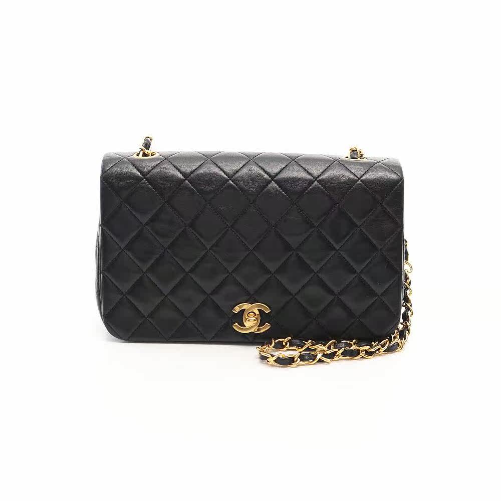 日本直邮中古chanel香奈儿[b]转锁 日本中古直购女士包袋