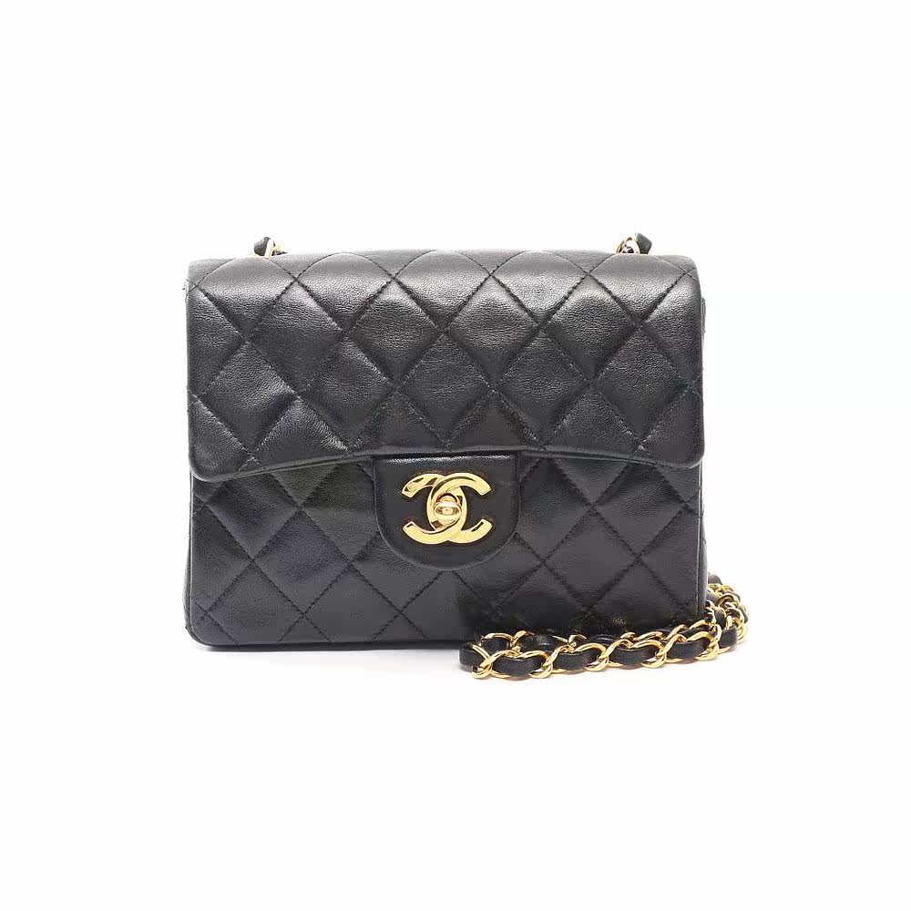 日本直邮中古chanel香奈儿[b]肩包 日本中古直购女士包袋