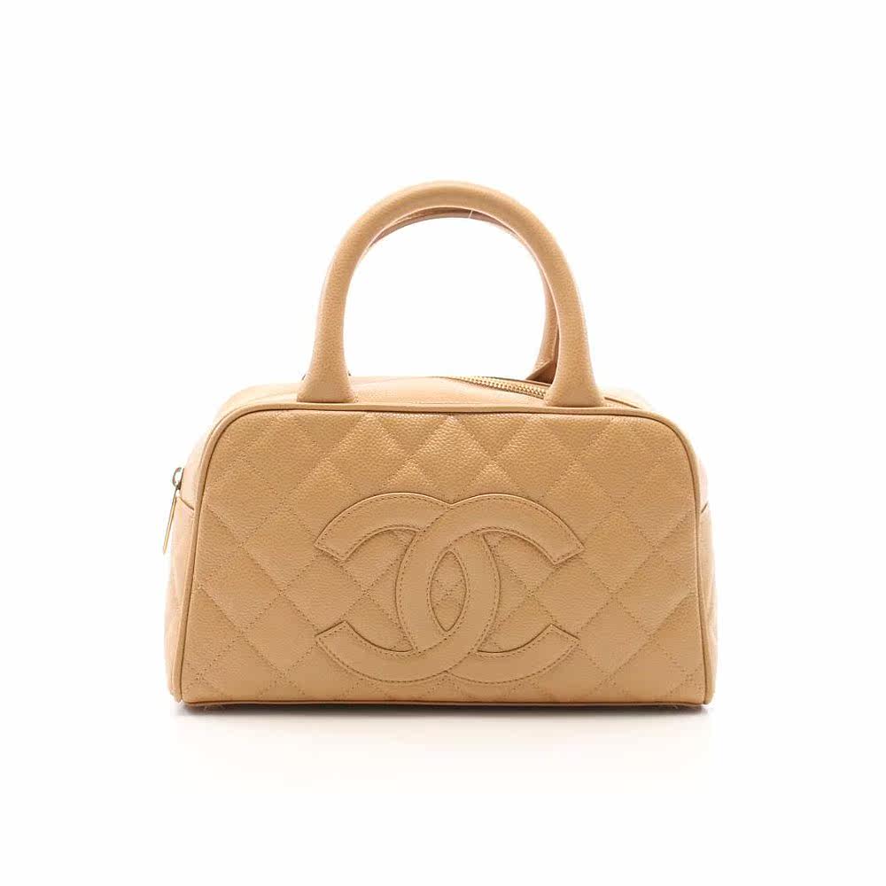 日本直邮中古chanel香奈儿波士顿包 日本中古直购女士包袋