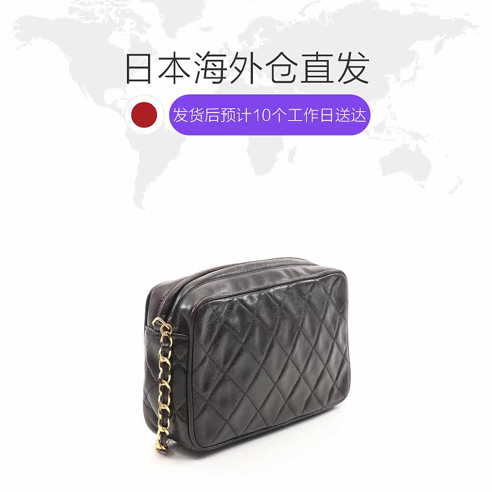 日本直邮中古chanel香奈儿[b]肩包 日本中古直购女士包袋