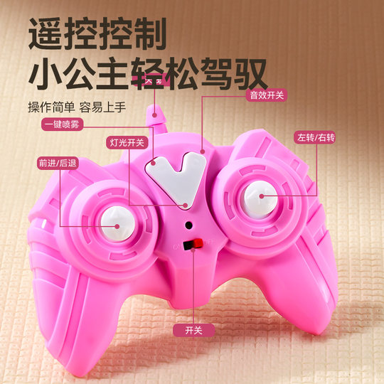 Remote control car toy girl version children's birthday gift off-road vehicle car electric racing pink 3 to 6 years old