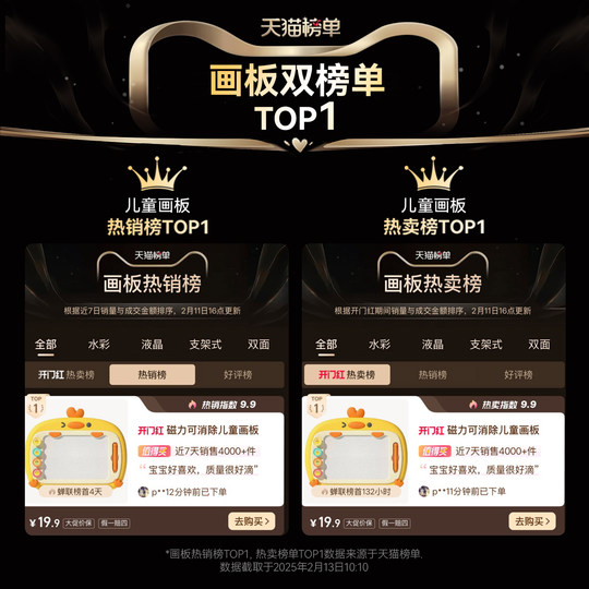 儿童画板家用婴幼儿磁性力可消除的擦写字板1岁宝宝2涂鸦画画玩具