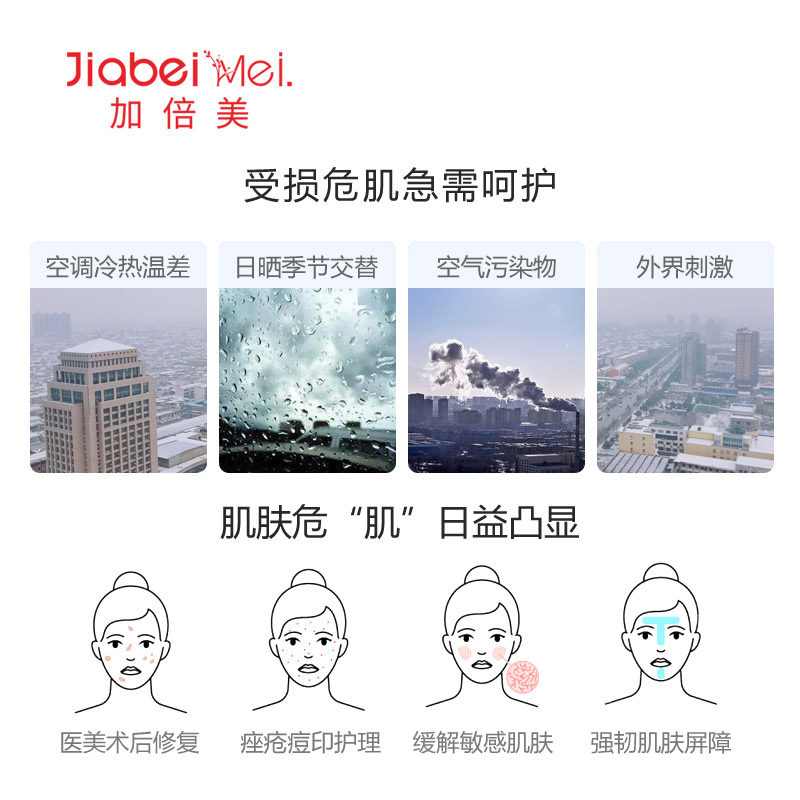 加倍美医用冷敷贴组合医美术后凝胶 加倍美伤口敷料