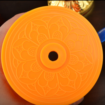 Net Red Warp Color Six Characters True Yellow Color Teach Windmill Z Transwarp Wheel Warp with a built-in 60 thousand-time Pneumatic Buddha package