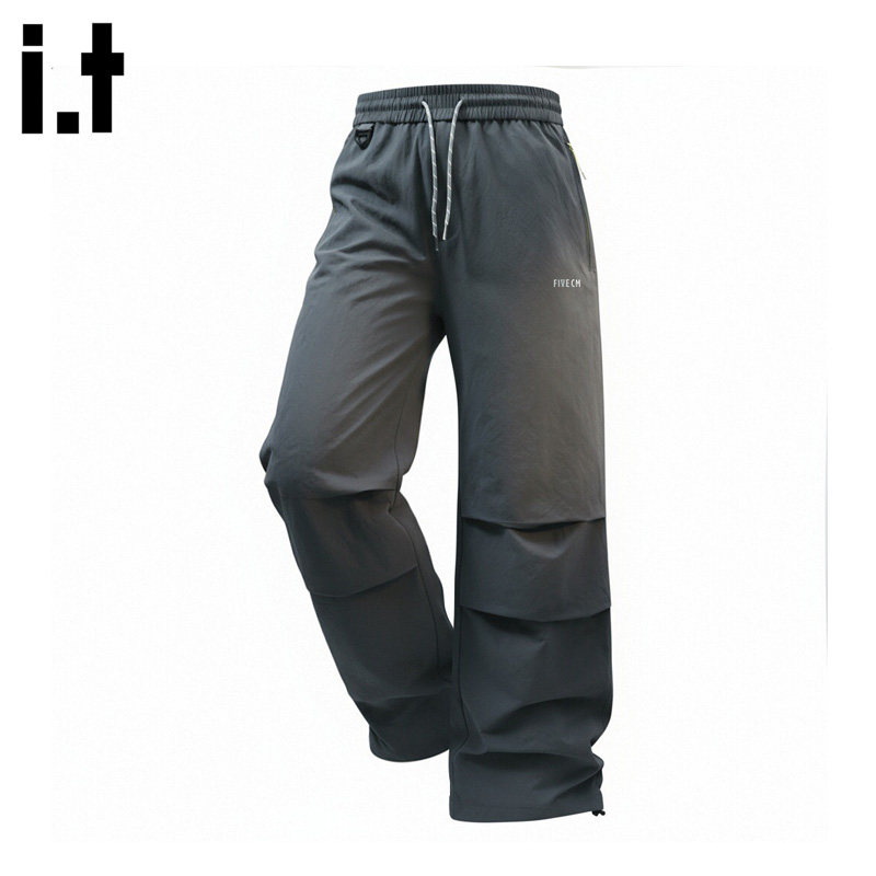 it FIVE CM户外机能风羽绒裤男冬季保暖防风抽绳宽松休闲伞兵长裤,淘宝优惠券,粉丝福利购,淘宝优惠卷