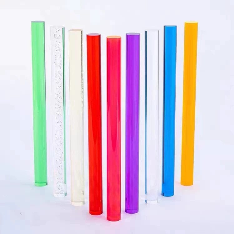 彩色亚克力棒有机玻璃圆棒气泡棒透明塑料棒实心水晶柱导光棒加工,淘宝优惠券,粉丝福利购,淘宝优惠卷