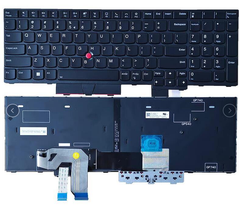 原装 联想 Thinkpad P15V P17 L15 L15S笔记本键盘 L14 键盘 背光 - 图1