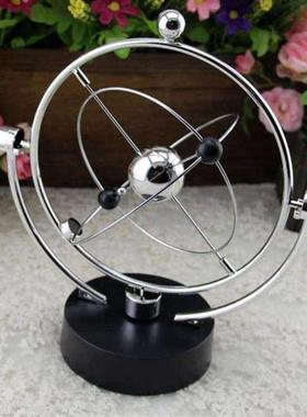 不倒翁牛顿摆球办公室平衡装饰品摆件礼物仪小铁人混沌桌面永动机