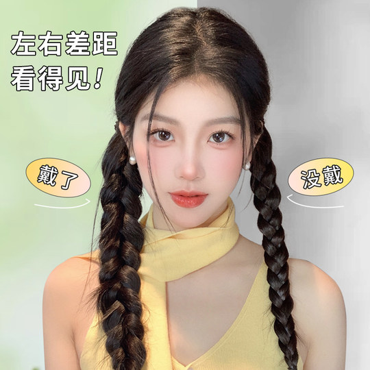 Ms. Ling’s INS sweet and cool braided hair with double ponytails