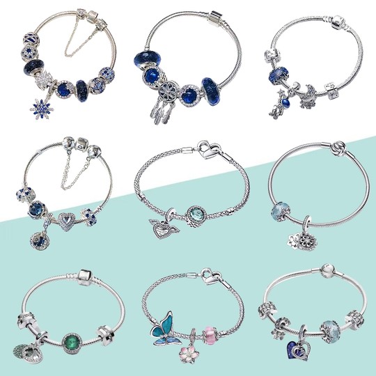 Sterling silver bracelet for women ins niche design panjia silver bracelet valentine's day birthday gift style