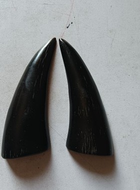 真牛角九宫八卦圣卦道家法器法师用品牛角卦不可立