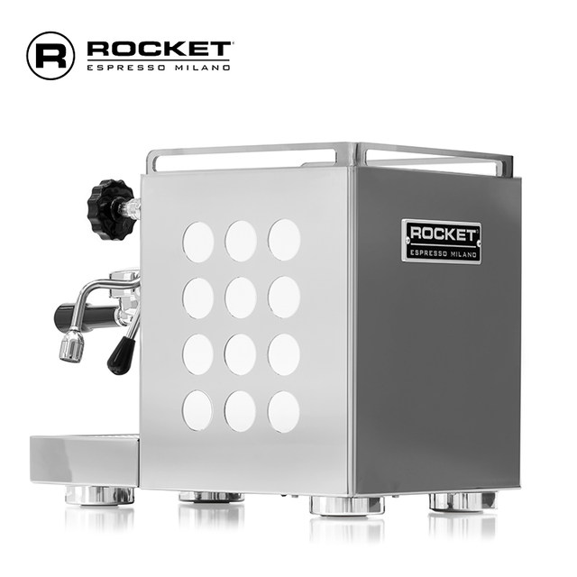 Commercial semi-automatic coffee machine in Italy