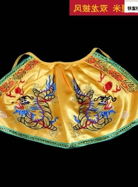 衣关公披武财神关羽佛像斗篷神风像袍神明菩萨佛服双小龙袍30佛cm