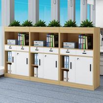 New Cabinet Wood With Lock Screen Partition Cabinet Office Short Cabinet Flower Groove Storage Containing Dining Side Cabinet Bed Head Cabinet