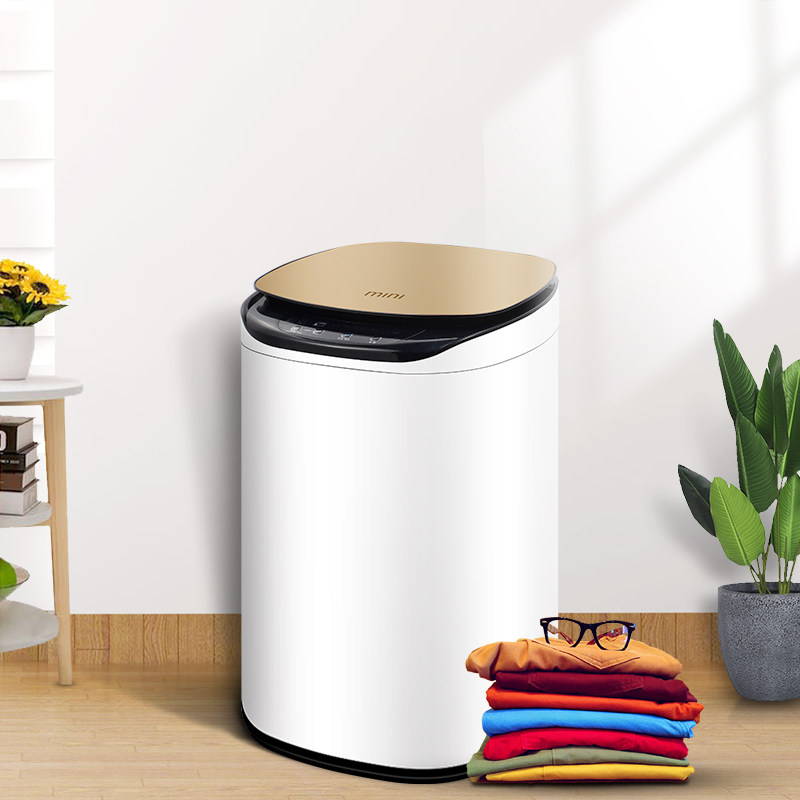 智洁小黄鸭5kg烘干全自动小型波轮 纳川电器洗衣机