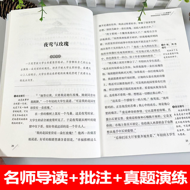 正版王尔德童话四年级常读课外书小学生儿童经典童话名著五六七八年级课外阅读夜莺与玫瑰快乐王子自私的巨人世界名著书籍新疆包邮,淘宝优惠券,粉丝福利购,淘宝优惠卷