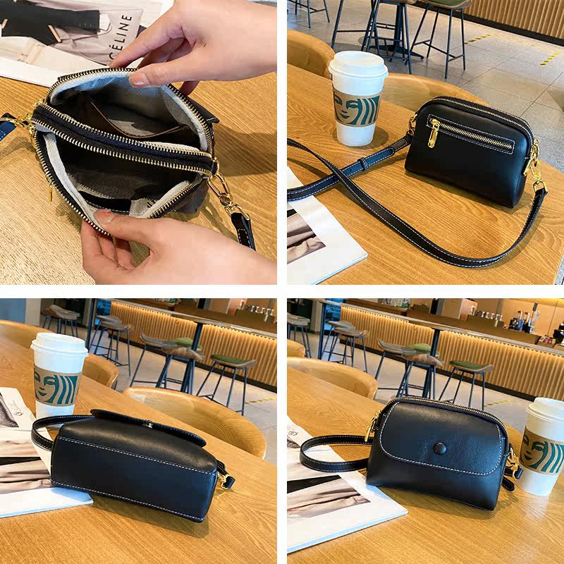 古缇妮2022新款夏季真皮斜挎小包包 古缇妮小方包