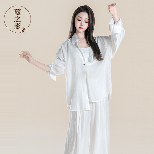 2026现代舞衬衫古典舞表演服当代舞爵士舞衬衣舞蹈生日常可穿上衣 - 图3