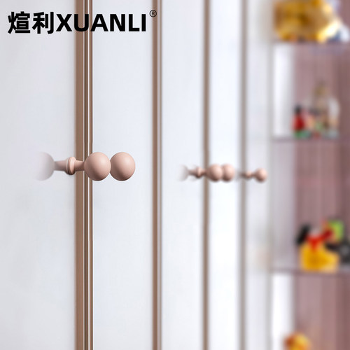 煊利 Orig.法式拉手衣柜门拉手抽屉橱柜门把手奶油风高级柜子拉手 - 图3