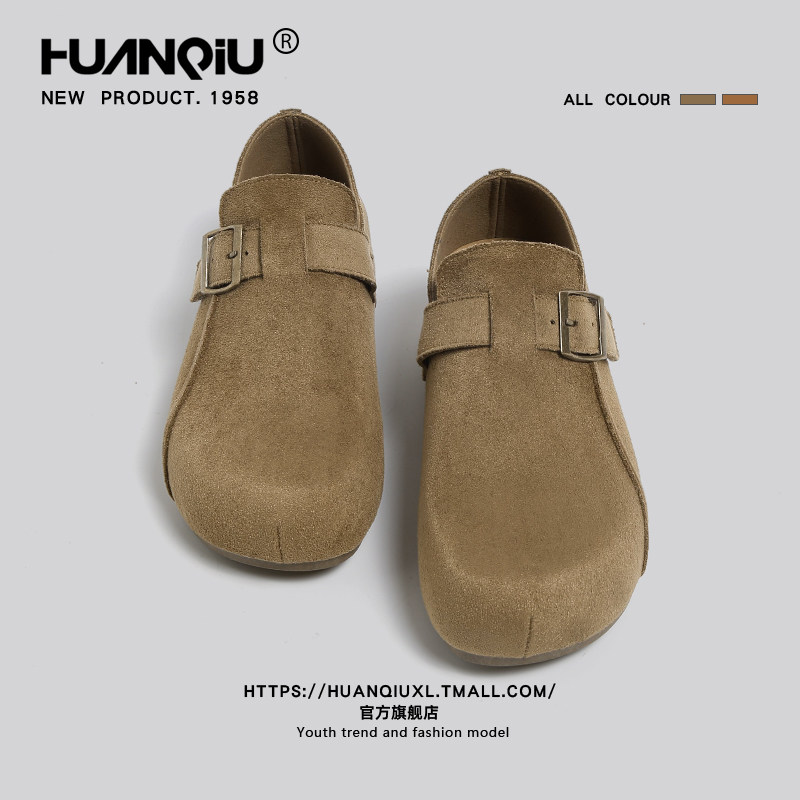 环球复古全包勃肯鞋女款2025秋冬新款爆款一脚蹬单鞋软底舒适女鞋,淘宝优惠券,粉丝福利购,淘宝优惠卷