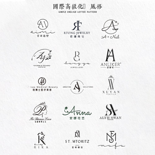 logo原创设计名字商标店名企业品牌字体头像店铺招牌水印创意定制 - 图3