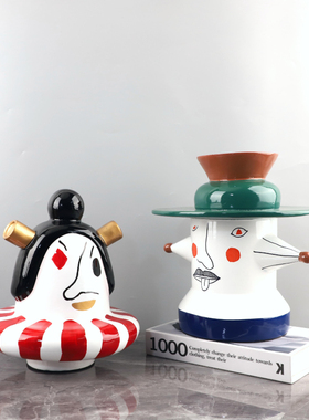 卡通树脂花魁人物断臂维纳斯摆件