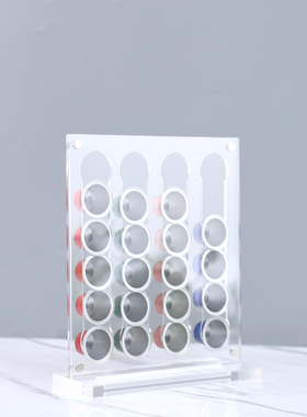 简约透明亚克力磁吸咖啡胶囊架