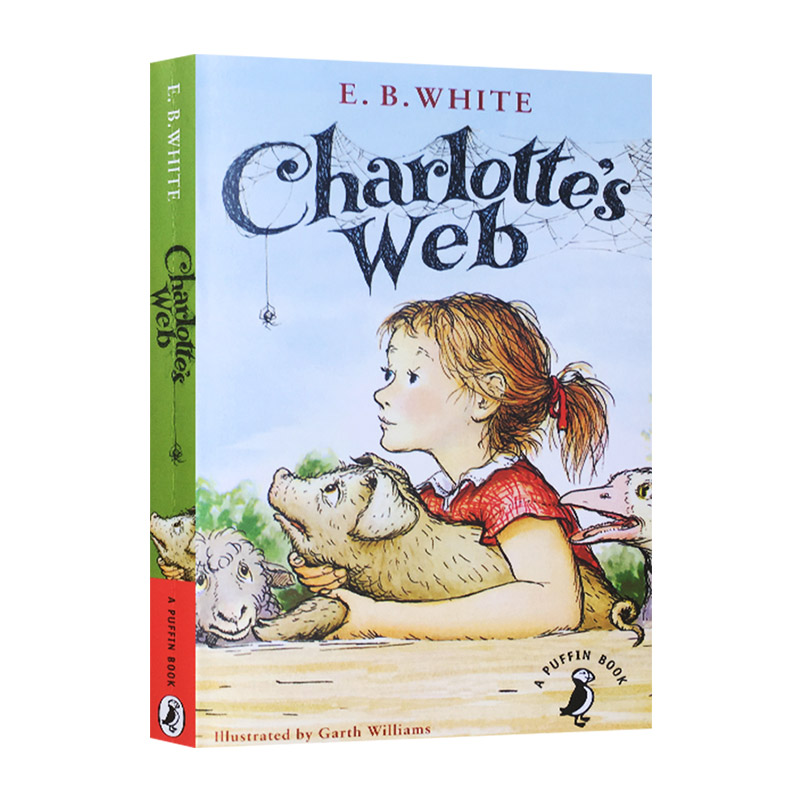 英版 Charlotte's Web夏洛特的网英文原版夏洛的网英语原版儿童文学小说进口英语课外阅读书籍纽伯瑞奖 E B White怀特-图1