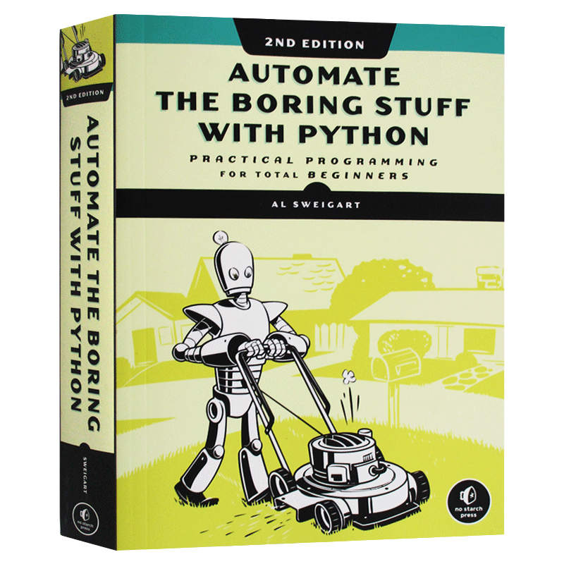 编程快速上手 让繁琐工作自动化第二版 英文原版 Automate the Boring Stuff with Python 进口原版英语书籍 全英文版 - 图1