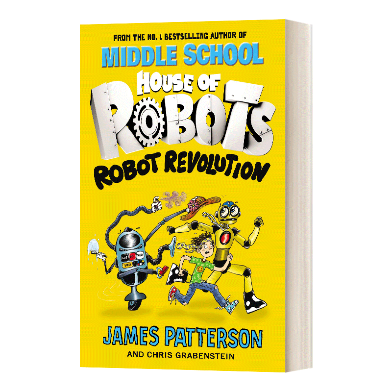 英文原版 House of Robots#3 Robot Revolution 机器人之家#3 机器人革命 英文版 进口英语原版书籍儿童全英语书 - 图0