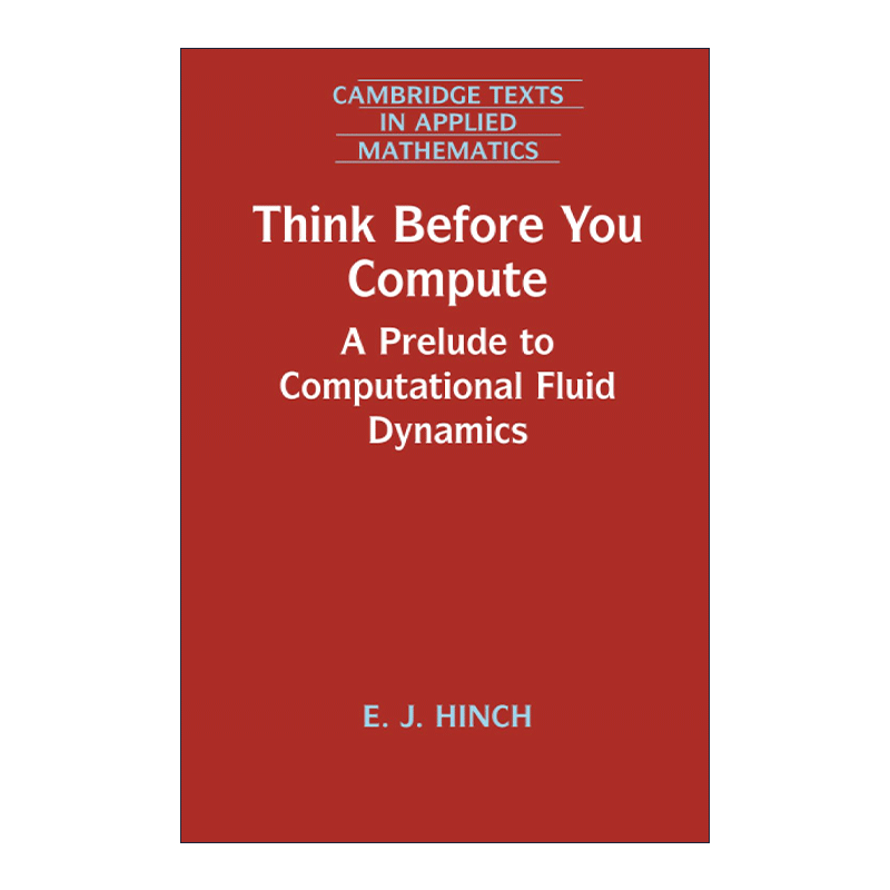 英文原版 Think Before You Compute 先思考再计算 计算流体动力学的前奏 剑桥应用数学教材系列 英文版 进口英语原版书籍